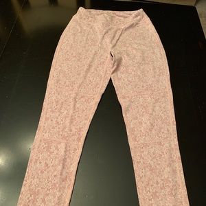 Gymshark pink fleur leggings